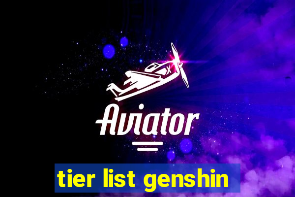 tier list genshin